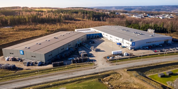 Aerial image of factory